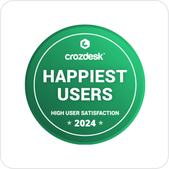 white/crozdesk-happiest-users-2024 badge