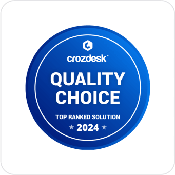 white/crozdesk-quality-choice-2024 badge