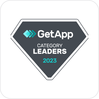 white/getapp-category-leaders-2023 badge