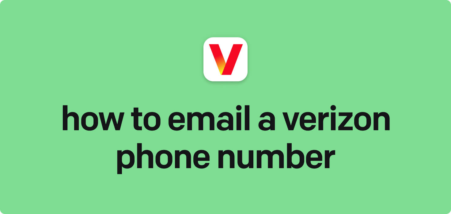 How to email a Verizon phone number in 2024