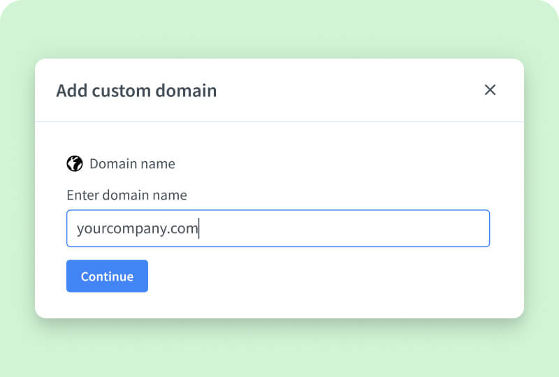 Using custom domain in HelpDesk