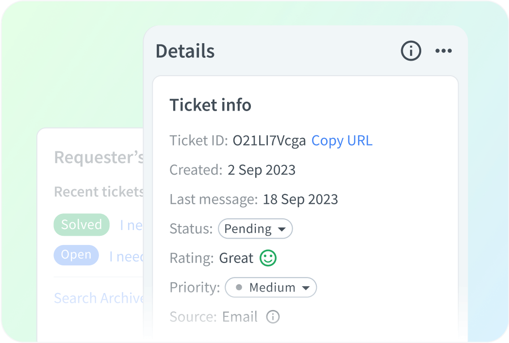 Ticket statuses in HelpDesk