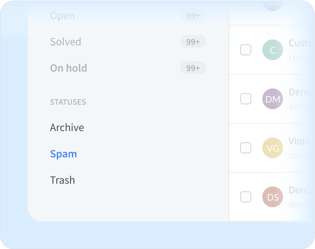 Combating spam and clutter in HelpDesk