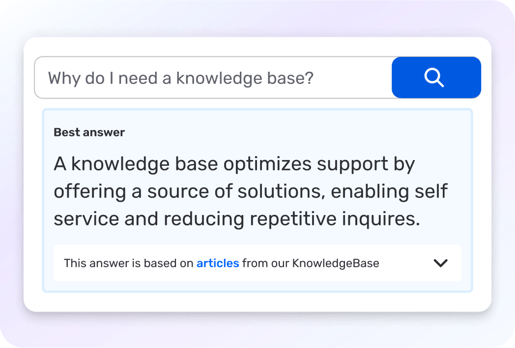 Reducing ticket volume with the KnowledgeBase and HelpDesk